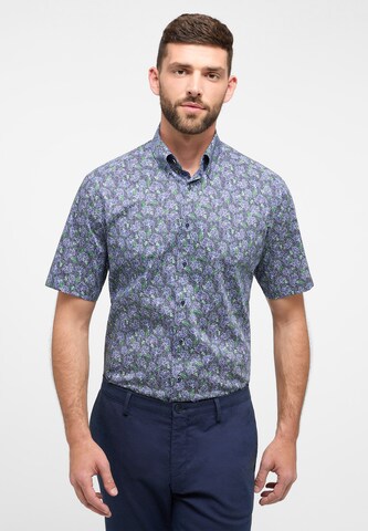 ETERNA Regular fit Button Up Shirt in Blue: front