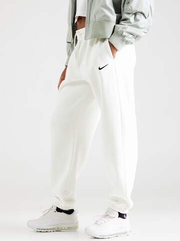 Nike Sportswear Loosefit Παντελόνι 'Phoenix Fleece' σε μπεζ: μπροστά