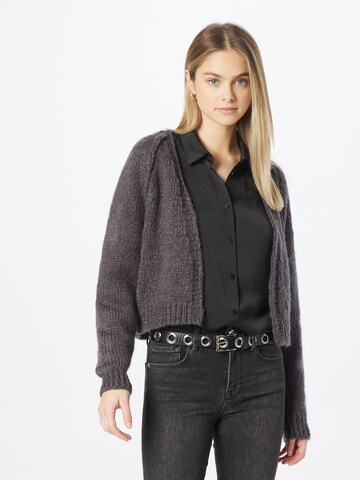 ESPRIT Knit cardigan in Grey: front