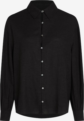 Karl Lagerfeld - Blusa 'Blend' em preto: frente