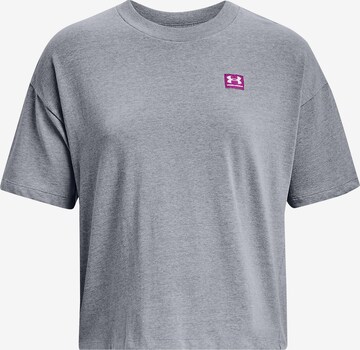 T-shirt fonctionnel UNDER ARMOUR en gris : devant