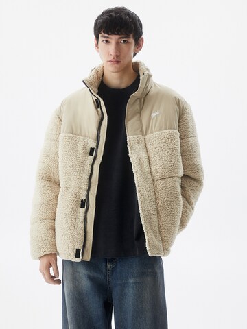 Pull&Bear Between-Season Jacket in Beige: front