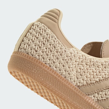 Baskets basses 'Samba' ADIDAS ORIGINALS en beige