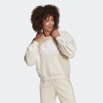 ADIDAS ORIGINALS Sweatshirt 'Crew' in Beige: front