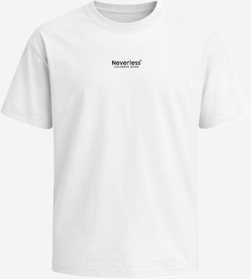 Neverless Shirt 'Colorado River' in Weiß: Vorderseite