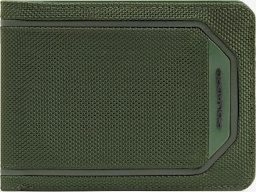 Piquadro Wallet in Green: front