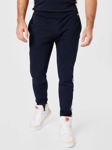 Champion Authentic Athletic Apparel Tapered Housut värissä sininen: edessä