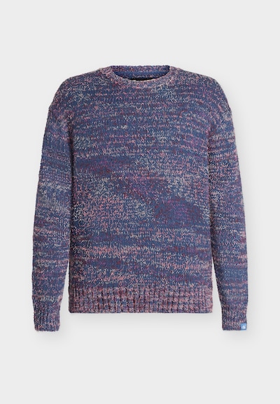 SCOTCH & SODA Sweater 'Hairy' in S in Navy / Dusky pink / Wine red, Item view