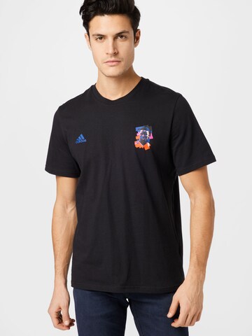 ADIDAS SPORTSWEAR Performance Shirt 'Paul Pogba' in Black: front