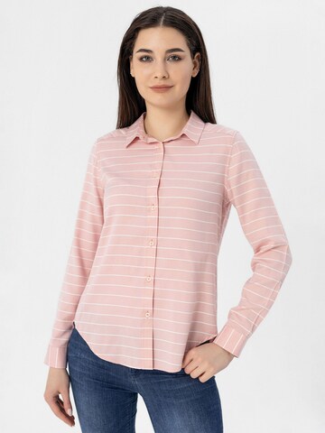 Moxx Paris - Blusa em rosa: frente