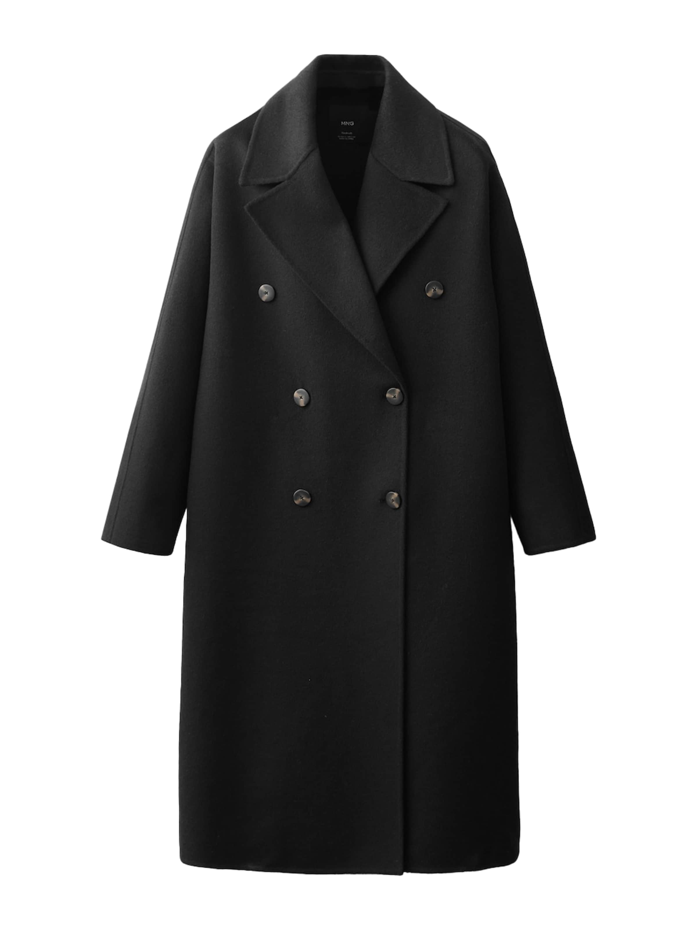 MANGO Overgangsfrakke &#x27;PICAROL&#x27; i sort: forside