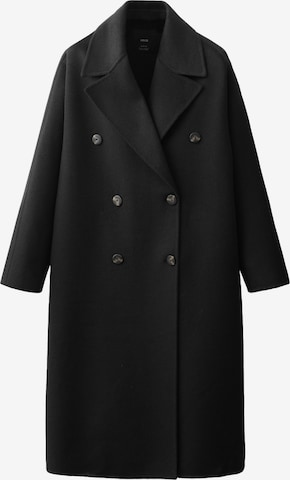 Manteau mi-saison 'PICAROL' MANGO en noir : devant