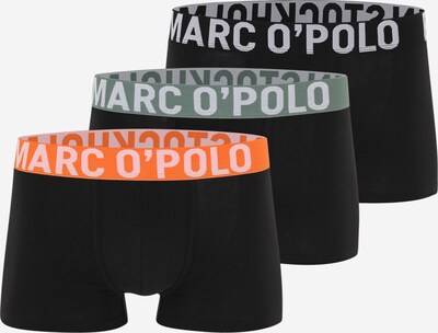 Marc O'Polo Boxershorts in hellgrau / grün / dunkelorange / schwarz, Produktansicht