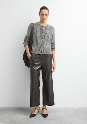 COMMA Wide leg Broek in Bruin