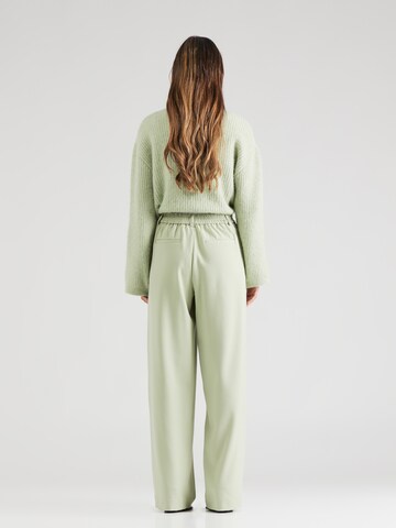 VILA Wide leg Broek in Groen