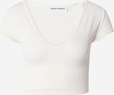 STUDIO SELECT T-shirt 'Ellen' en blanc naturel, Vue avec produit