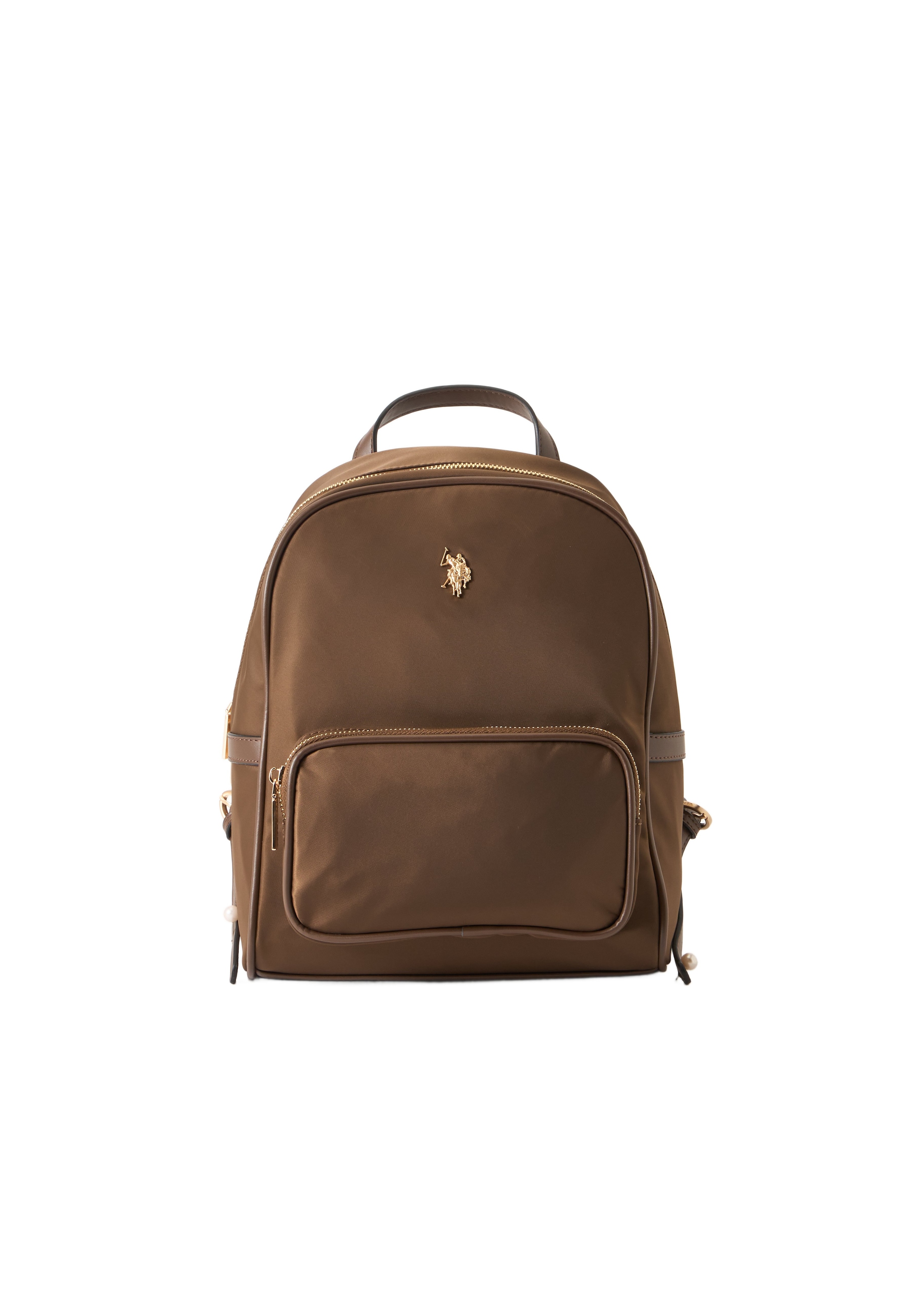 Sac à dos 'HOUSTON' U.S. POLO ASSN. en marron : devant