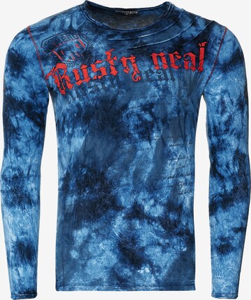 Rusty Neal Shirt in Blue: front