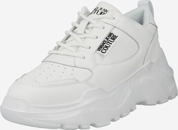 Sneaker low 'SPEEDTRACK' de la Versace Jeans Couture pe alb: față