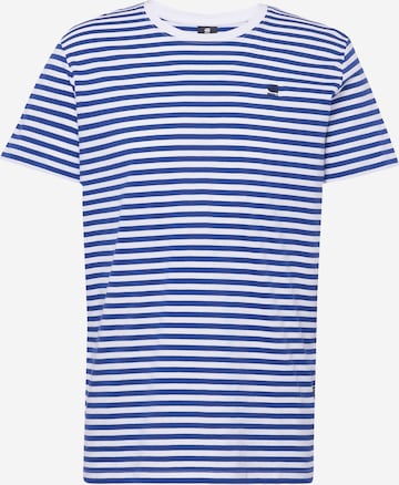 T-Shirt G-Star RAW en bleu : devant