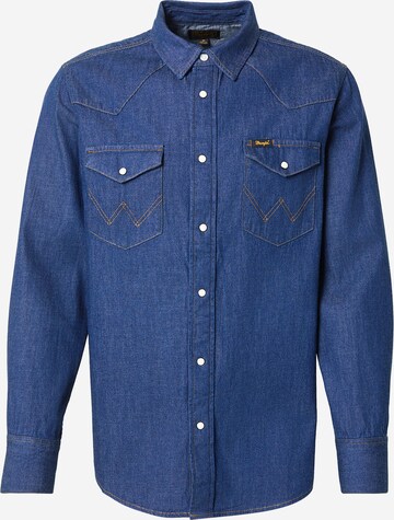 Chemise WRANGLER en bleu : devant