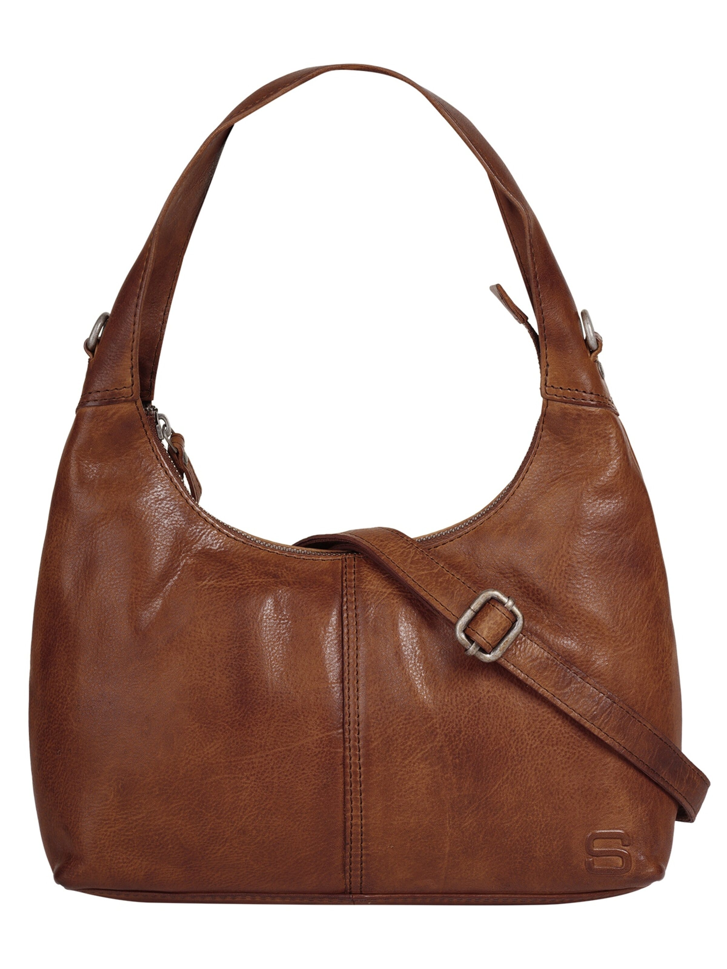 Spikes & Sparrow Crossbody Bag in Brown: front