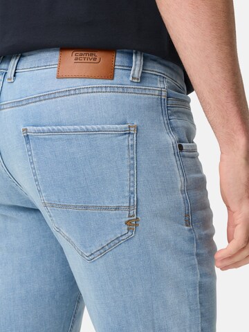 CAMEL ACTIVE Slimfit fleXXXactive® Jeans mit kühlendem Effekt in Blau