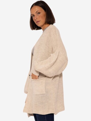 SASSYCLASSY Oversized Cardigan in Beige