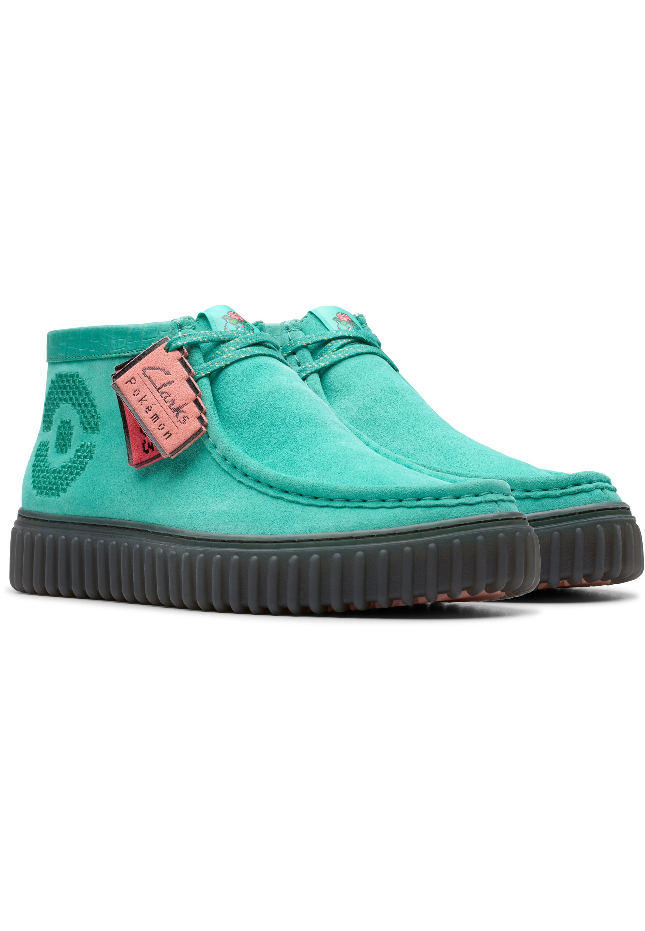 CLARKS Schnürschuhe 'Torhill Explore' in Grün