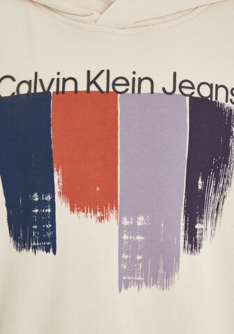 Calvin Klein Jeans Sweatshirt in Weiß