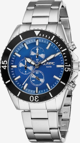 Montre à affichage analogique Olympic en argent : devant