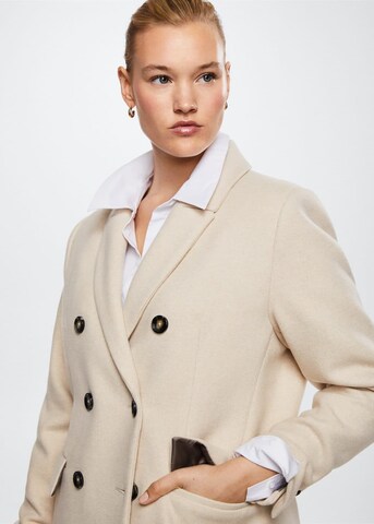 MANGO Between-Seasons Coat 'DALI' in Beige