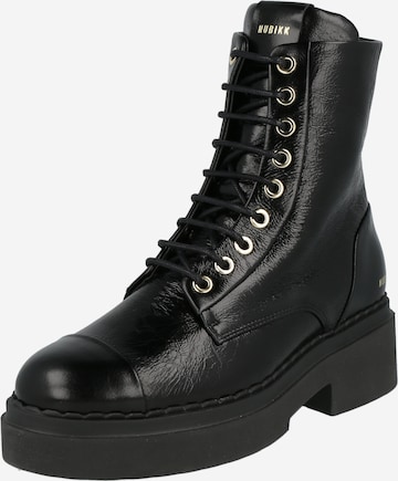 Bottines à lacets 'Finn Bowie' Nubikk en noir : devant