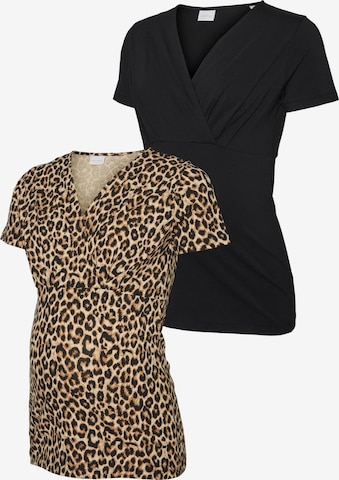 MAMALICIOUS - Camisa 'Mia Tess' em preto: frente