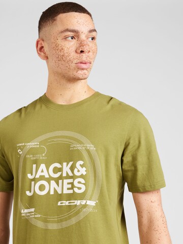 JACK & JONES Majica 'PILOU' | zelena barva