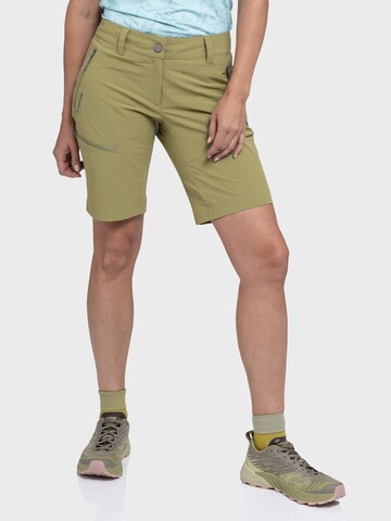 Schöffel Regular Outdoor trousers 'Toblach2' in Green: front