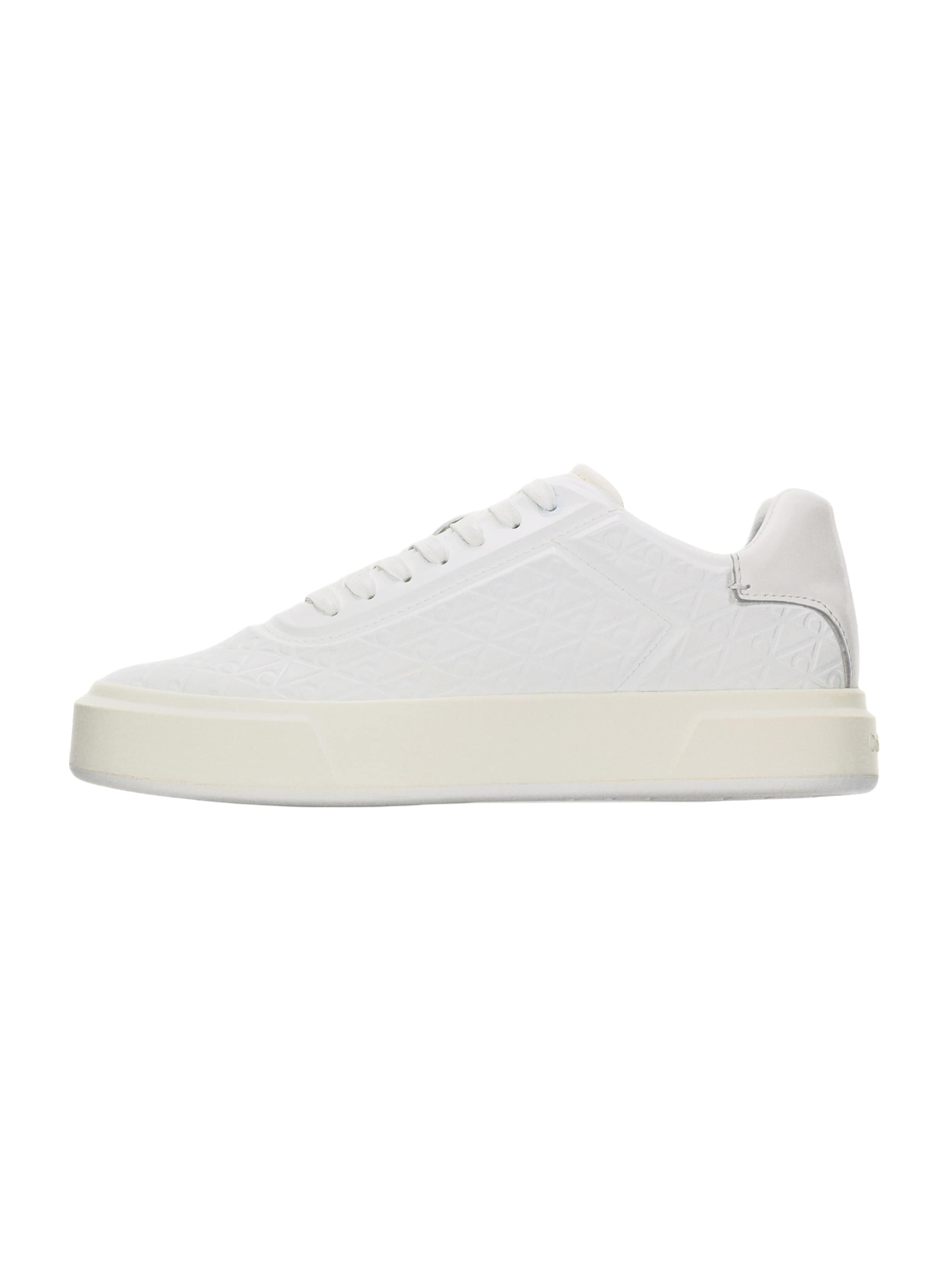 Calvin Klein Baskets basses en blanc, Vue avec produit