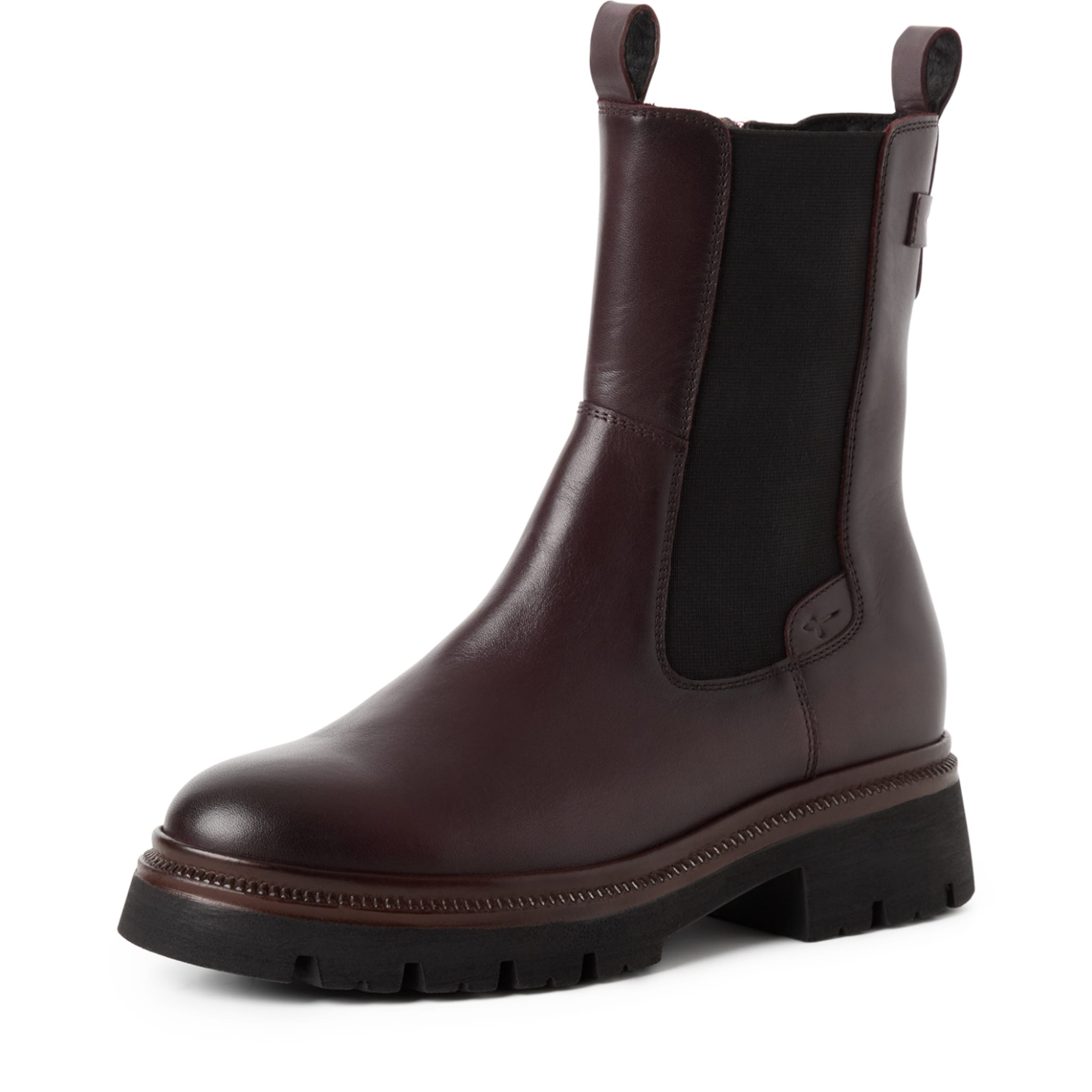 Chelsea Boots Tamaris en rouge : devant