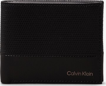 Porte-monnaies Calvin Klein en noir : devant