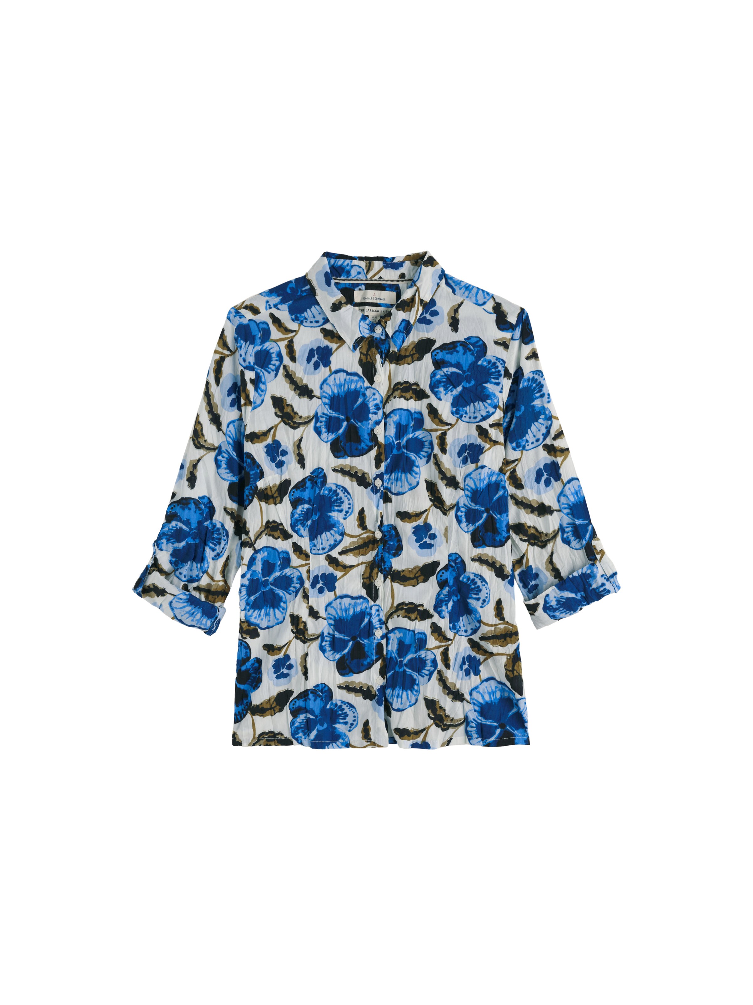 Seasalt Cornwall Bluse 'Larissa' in Blau: Vorderseite