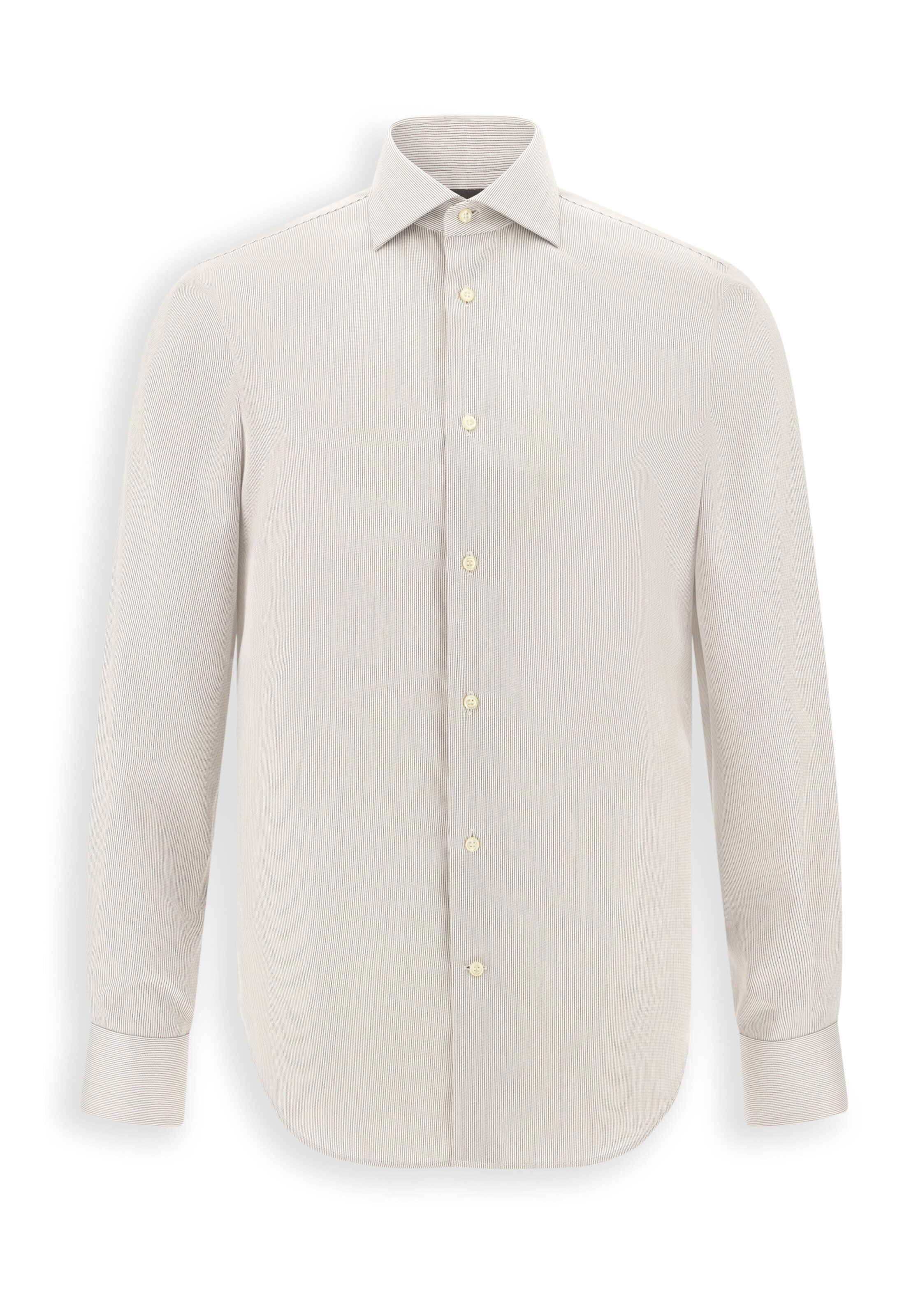 Coupe regular Chemise Boggi Milano en marron : devant