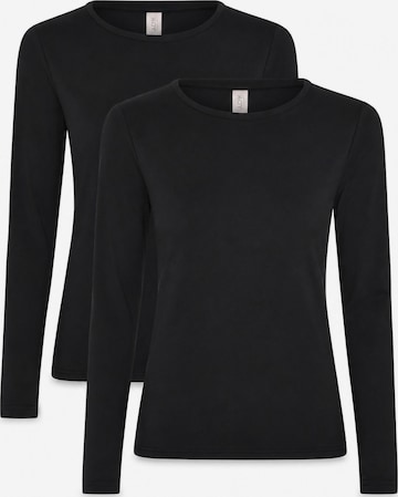 Maglietta intima di CC DK in nero: frontale