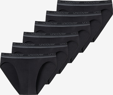 Slip di uncover by SCHIESSER in nero: frontale
