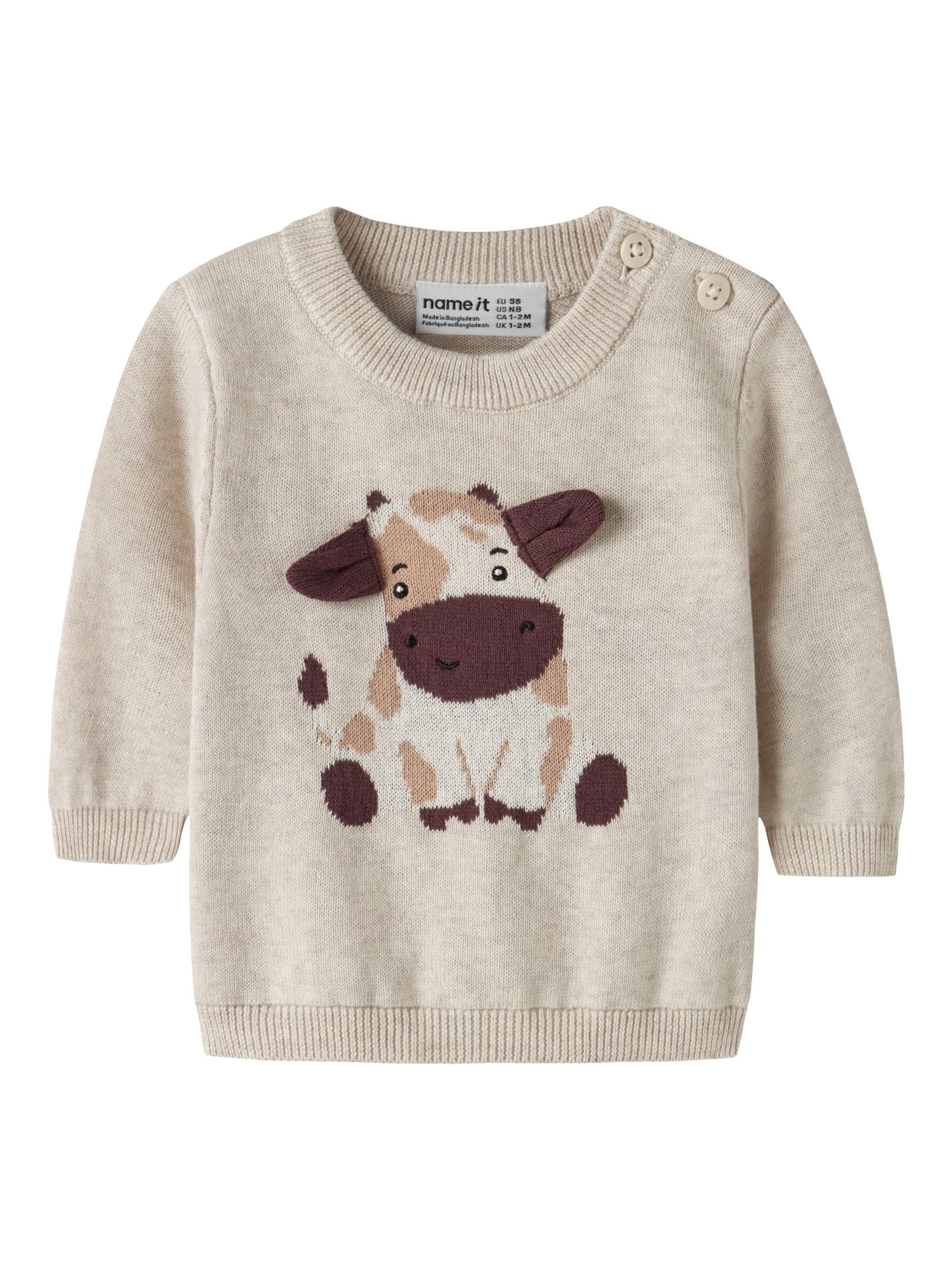 NAME IT - Jersey en beige: frente