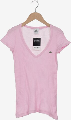 LACOSTE T-Shirt XXS in Pink: predná strana