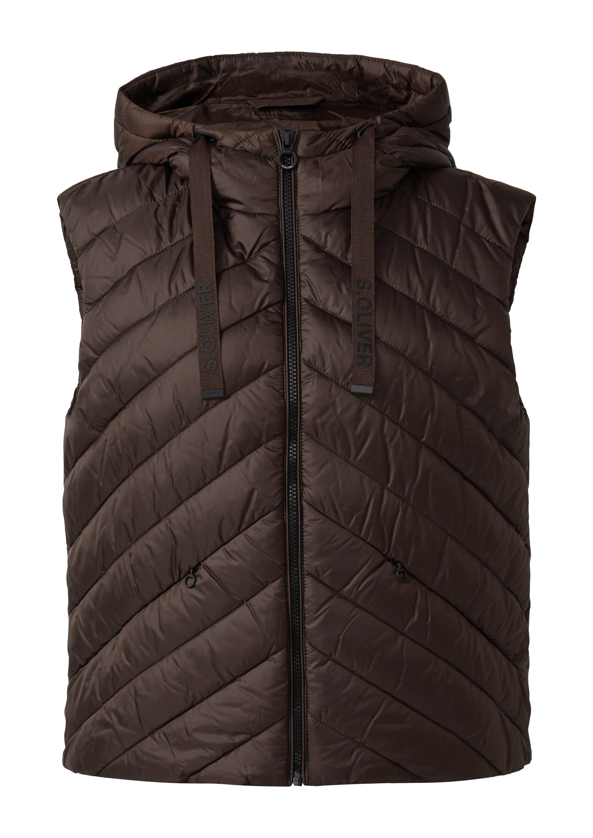 Gilet s.Oliver en marron : devant