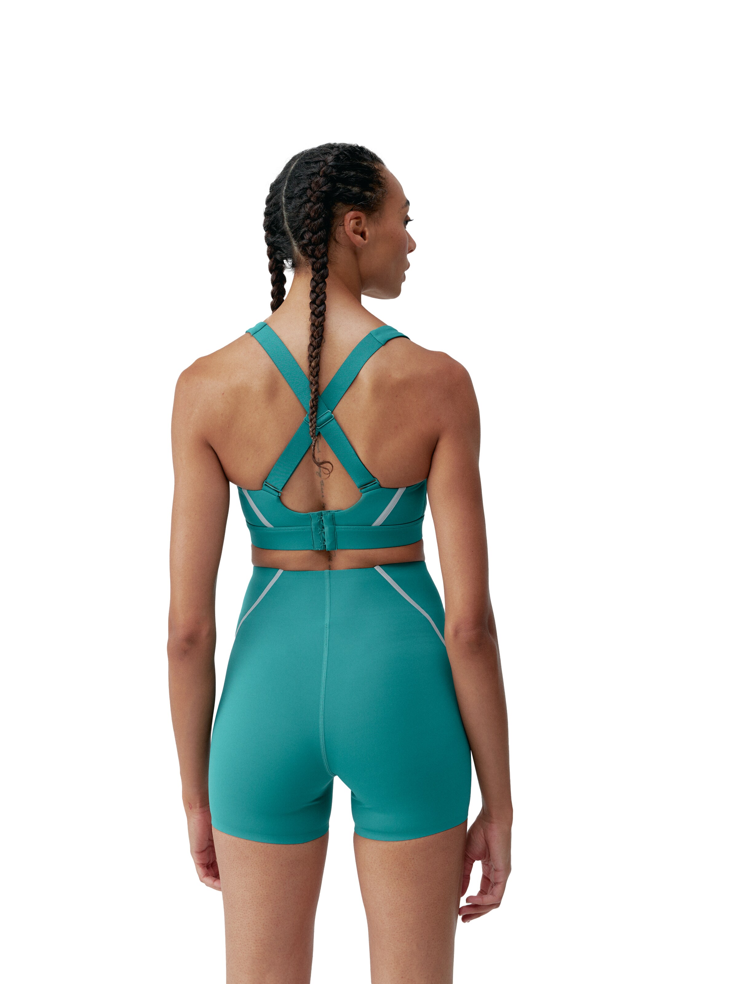 Born Living Yoga Skinny Sports trousers 'Luna' in Green