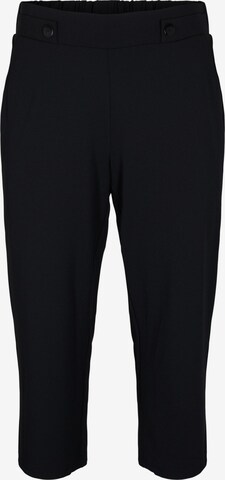 Loosefit Pantalon Zizzi en noir : devant