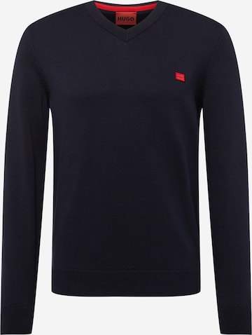 HUGO Red Sweater 'San Valerio-C' in Blue: front
