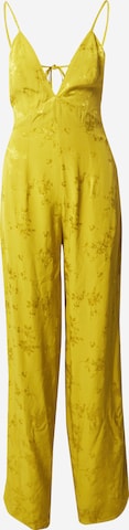 TOPSHOP Jumpsuit 'Cami' in Yellow: front